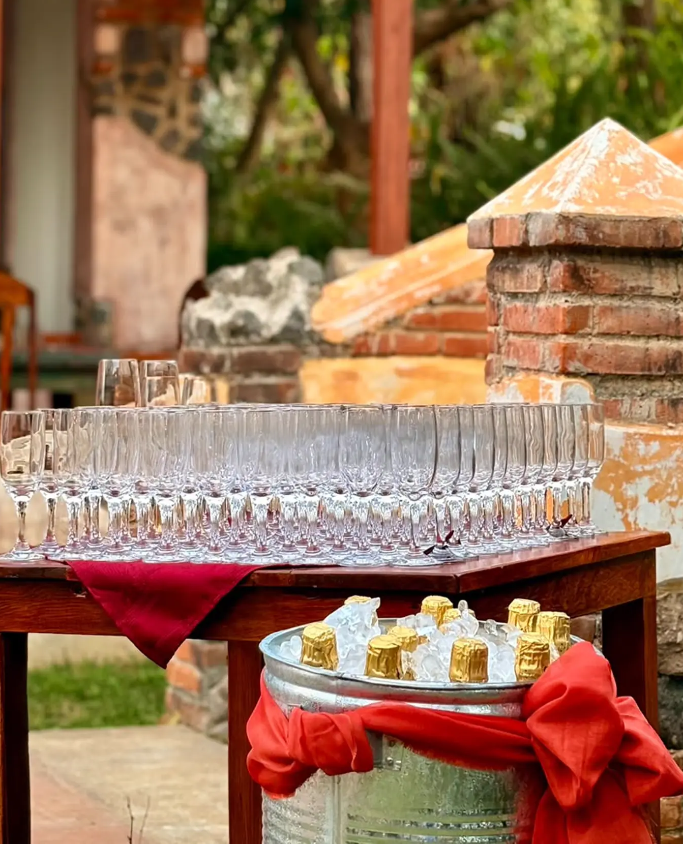 Área al aire libre para eventos en Antigua Mágica